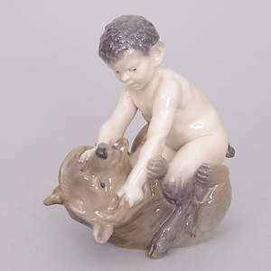 FIGURIN, Faun, Royal Copenhagen.