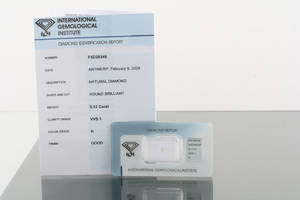 Loose Brilliant cut diamond 0.13ct.