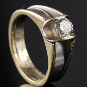 Solitaire ring ca. 0.67 ct.