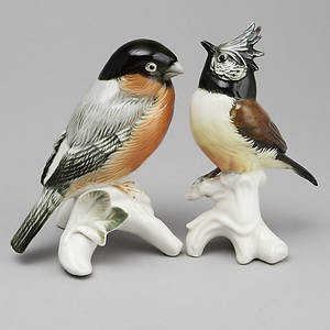 FIGURINER, 2 st, porslin, Karl Ens, Tyskland, 1900-tal.