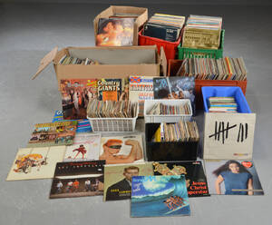Stor samling LP´er og singler ca. 1000