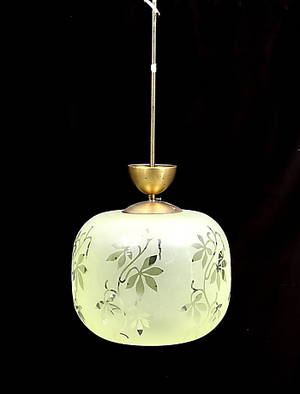 TAKLAMPA, omkring 1900-talets mitt, total höjd ca. 72 cm.