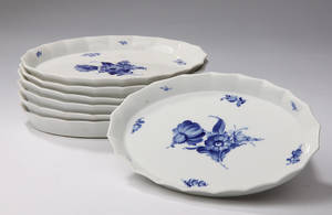 Royal Copenhagen. Blå Blomst, Kantet. 7