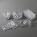PARTI GLAS, 16 delar, slipad dekor, 1900-tal.