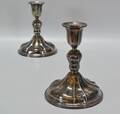 1 par ljusstakar, silver, 1900-talets mitt