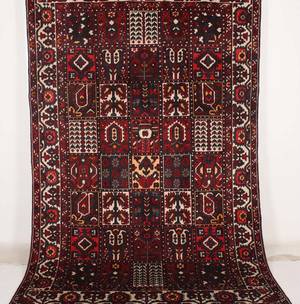 Orientmatta, handknuten, Bakhtiari, Isfahan-området, 300x205 cm