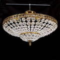 TAKPLAFOND, med prismor, diam 47 cm, höjd 30.