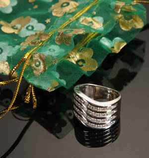 Diamantring, ca. 0.60 ct