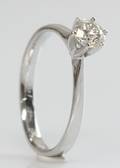 Solitairering, ca. 0.52 ct.