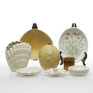 KERAMIK, 8 delar, bland annat Gustavsberg, Gefle och Rörstrand.