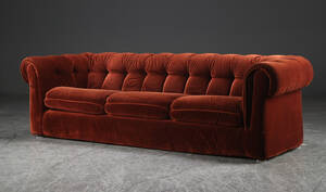 Sofa, chesterfield stil Denne vare er sat til omsalg under nyt varenummer 4738225