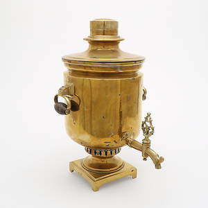 SAMOVAR, mässing, Ryssland.