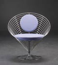 Verner Panton 1926 - 1998.  Wire Cone chair.