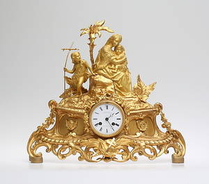 BORDSPENDYL, senempire, 1800-talets mitt.