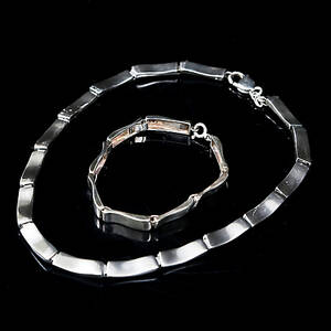 HALSBAND och ARMBAND, sterlingsilver, 192000-tal.