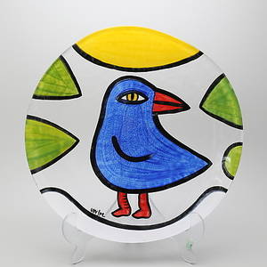 FAT, glas, Ulrica Hydman-Vallien, Kosta Boda, signerad.