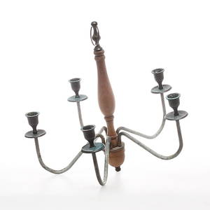 LJUSKRONA, trä samt smide, 1900-tal.