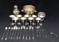 BARSET, 29 delar, nysilver.