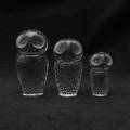 FIGURINER 3, ugglor, glas, Vicke Lindstrand, Kosta Boda, osignerade.