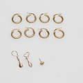 ÖRHÄNGEN, 14k guld, vikt ca 5.8 gr.