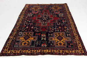 ORIENTALISK MATTA, Persien, Afshar, 248 x 158 cm.