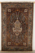 Persisk handknuten matta Ghom mått 143 x 223 cm