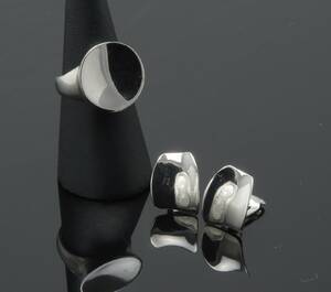 Aagaard, smykkesæt, ring samt par øreclips af sterling sølv Denne vare er sat til omsalg under nyt varenummer 4964170