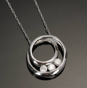 Diamantvedhæng, ca. 0.25 ct
