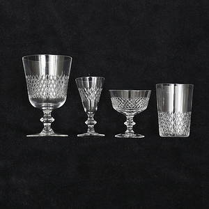 GLASSERVIS, 40 delar, 1900-talets andra hälft.