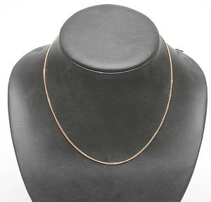 HALSKEDJA SAMT ETT PAR ÖRHÄNGEN, 18k guld, vikt ca 5,3 gr.