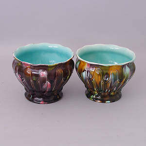 YTTERFODER, 1 par, majolika, Rörstrand.