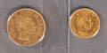 Danmark. 2 guldmønter,  20 kroner 1873  og 10 kroner 1900