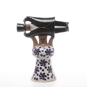 FIGURIN, stengods, Samhällsdebatten, Lisa Larson, Gustafsberg.