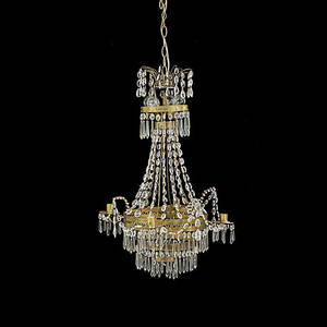 LJUSKRONA, gustaviansk stil, 1900-talets början. Höjd 70 cm.