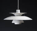 Poul Henningsen. PH5 pendel, hvid