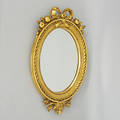 SPEGEL, förgylld, gustaviansk stil, 1900-talets mitt.