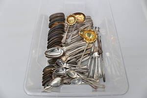 BESTICK, nysilver, Franska Liljan.