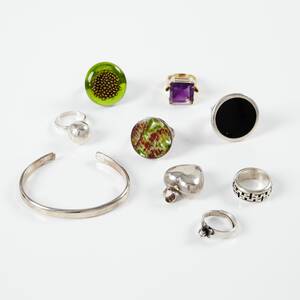 Armring ringar silver