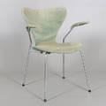 KARMSTOL, Sjuan, Arne Jacobsen för Fritz Hansen, Danmark, 1900-tal.