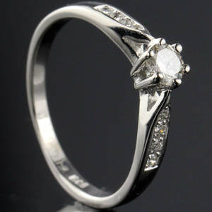 Brillant ring ca. 0.33 ct.