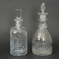 KARAFFER, 2 stycken.