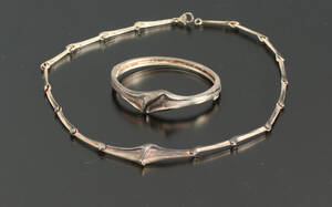 Gifa. Halskæde og armring, sterling sølv 2