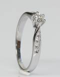 Brillantring, ca. 0.38 ct.