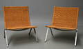 Poul Kjærholm. Par lounge lænestole, model PK 22 2  Denne vare er sat til omsalg under nyt varenummer 4206780