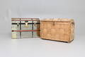 KISTA samt KOFFERT, 2 st, 181900-tal.