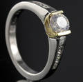 Brillant ring ca. 0.85 ct.
