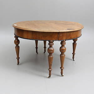 MATSALSBORD HALVMÅNEBORD, 1800-tal.