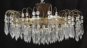 TAKPLAFOND, 1900-talets andra hälft, höjd ca. 25 cm.