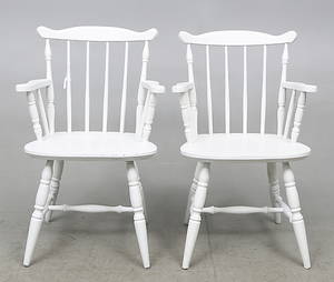 KARMSTOLAR, ett par, Nesto, Nässjö, 1900-talets andra hälft.