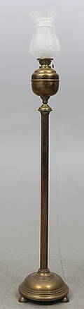 GOLVFOTOGENLAMPA, 1900-talets början.